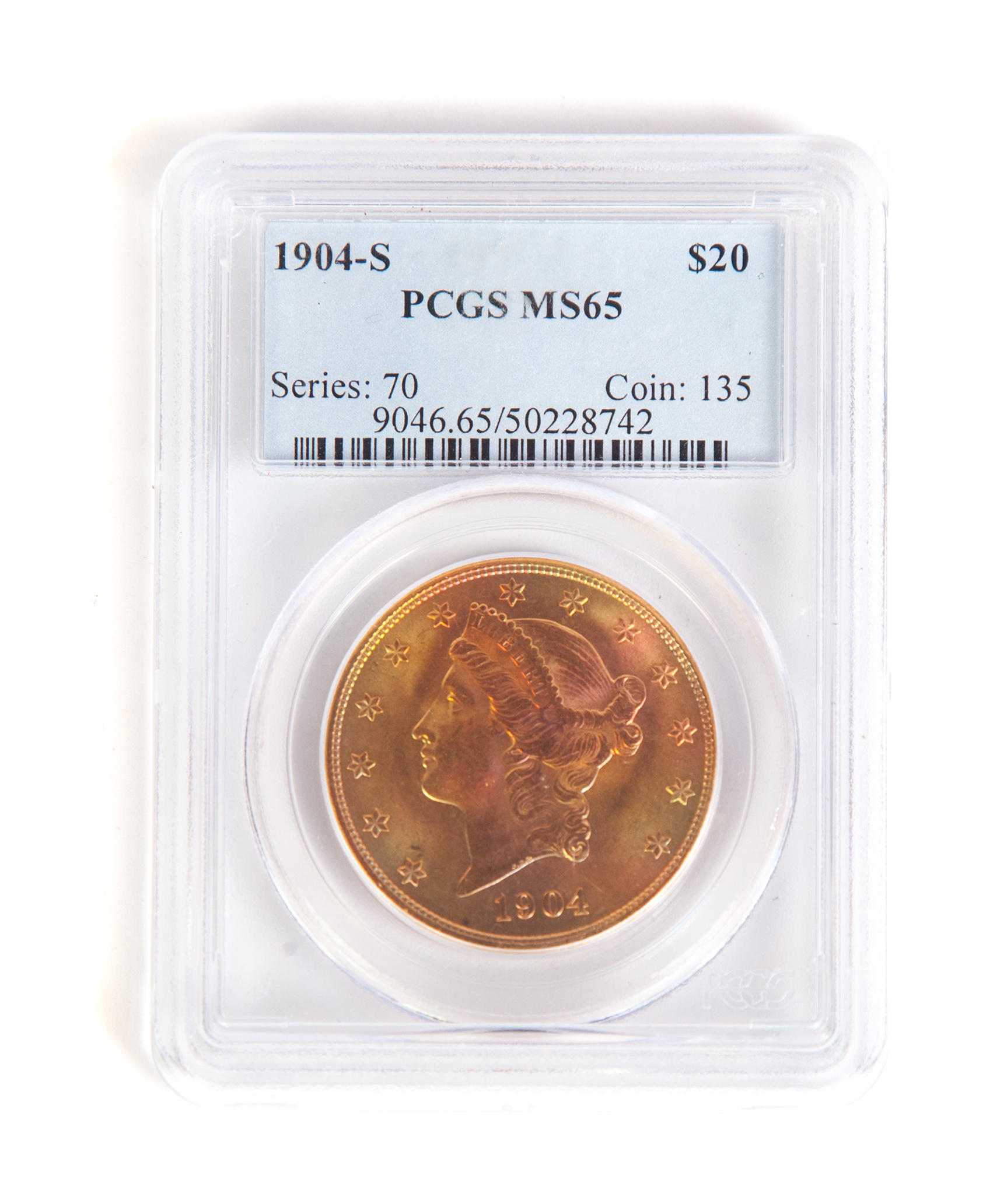 Appraisal: -S LIBERTY HEAD DOUBLE EAGLE MS PCGS