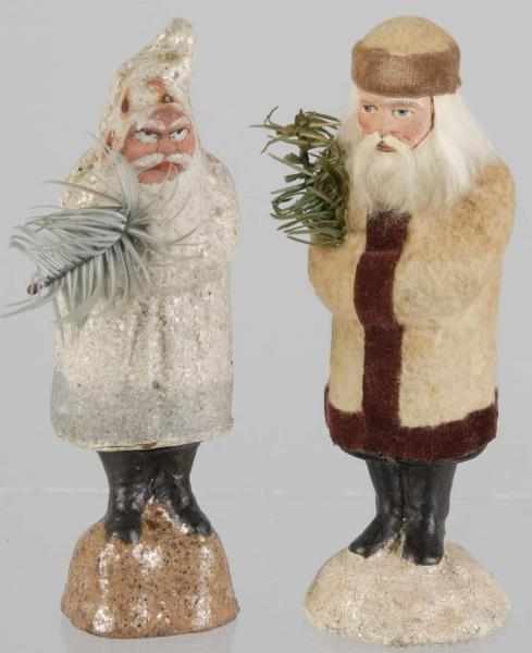 Appraisal: Lot of Belsnickel Santa Candy Containers Description Includes one with