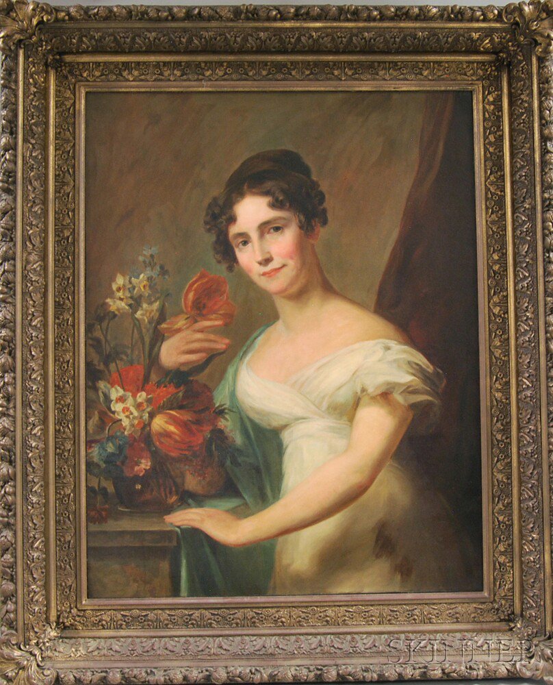 Appraisal: Elizabeth Fearne Bonsall Pennsylvania - Portrait of a Woman in