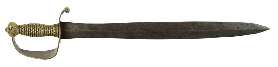 Appraisal: CONFEDERATE NAVAL CUTLASS blade full firm marked Thomas Griswold Co