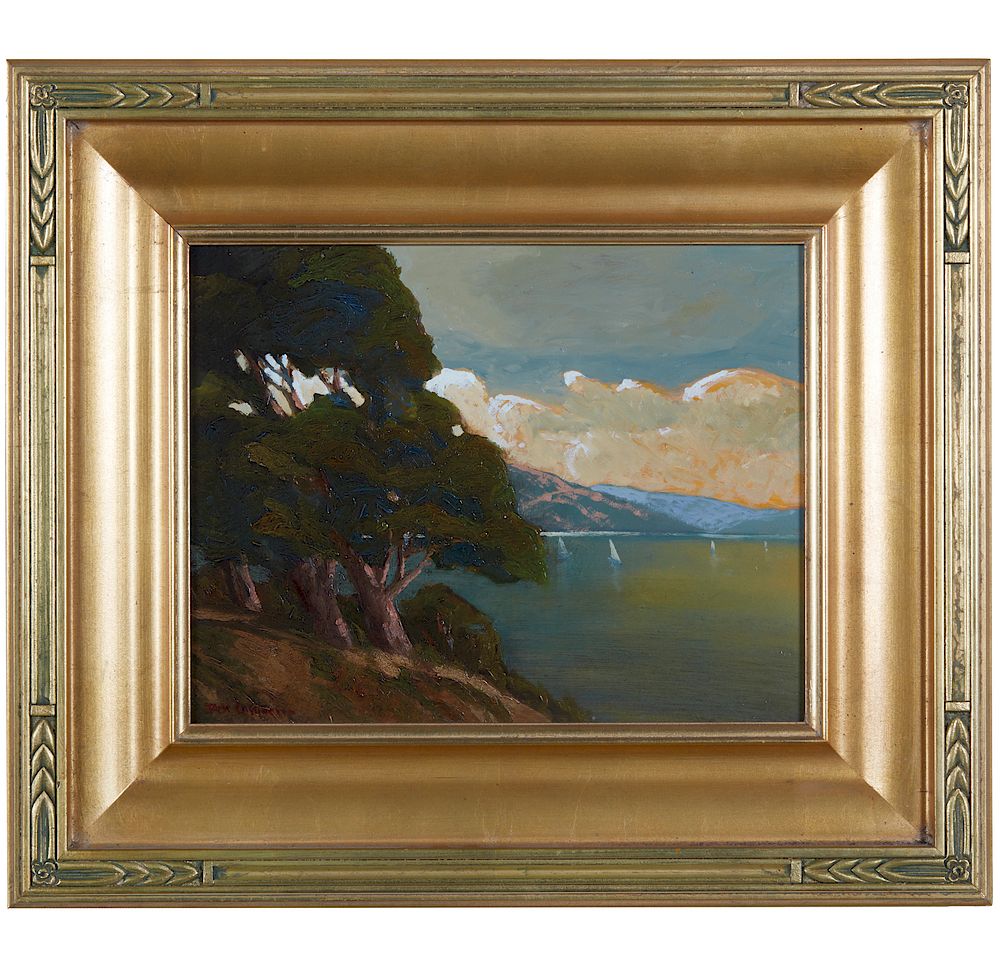 Appraisal: Jack Cassinetto - Painting Outside the Golden Gate Framed oil