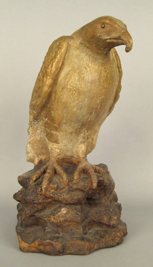 Appraisal: Terra cotta eagle early th c h