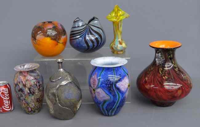 Appraisal: Lot pcs misc art glass