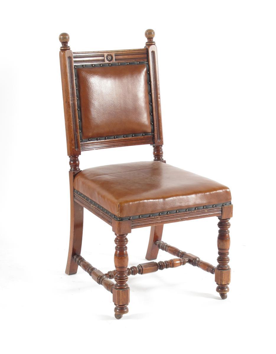 Appraisal: A Gillow amp Co Lancaster walnut chair