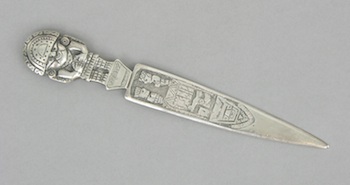 Appraisal: A Peruvian Sterling Silver Letter Opener A stamped Peru letter