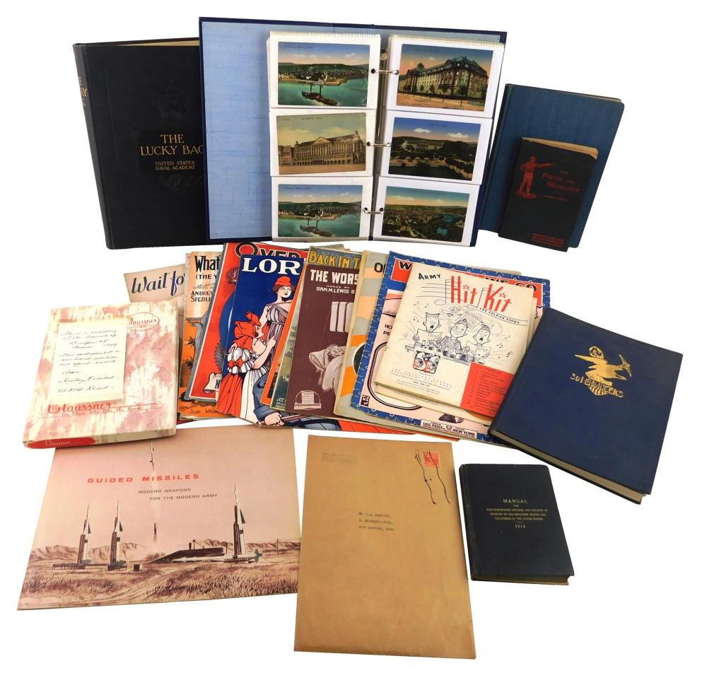 Appraisal: EPHEMERA Books and pamphlets WWI through Cold War details include