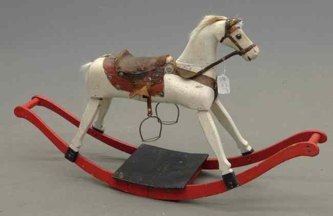 Appraisal: th c painted rocking horse '' W '' Ht