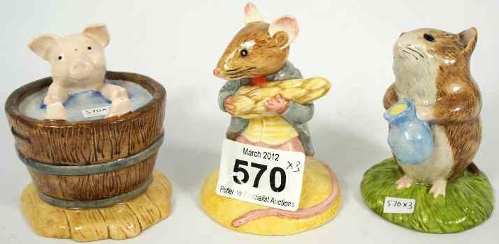 Appraisal: Beswick Beatrix Potter Figures Yock Yock in the Tub Johnny