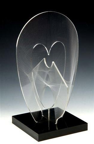 Appraisal: FREDERICK GEORGE HUGHES - - 'Pelops' perspex and nylon sculpture