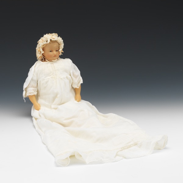 Appraisal: LUCY PECK ENGLISH - doll Antique Lucy Peck English wax