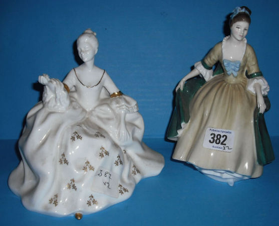 Appraisal: Royal Doulton Figures Antoinette HN and Elegance HN