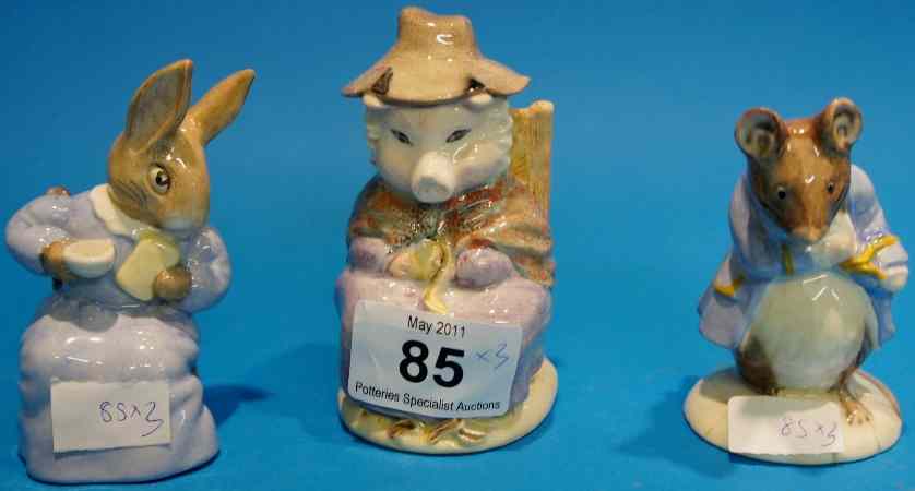 Appraisal: Beswick Beatrix Potter This Pig had None Royal Albert Cottontail