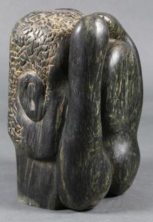 Appraisal: Sculpture The Hidden Face Shona or American School th century