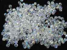 Appraisal: A bag containing a large quantity of Swarovski crystal drilled