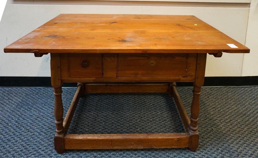 Appraisal: EARLY AMERICAN STYLE PINE TILT-TOP TABLE X X IN X