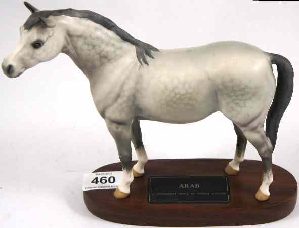 Appraisal: Beswick Connoisseur Model of Arab on wooden plinth seconds