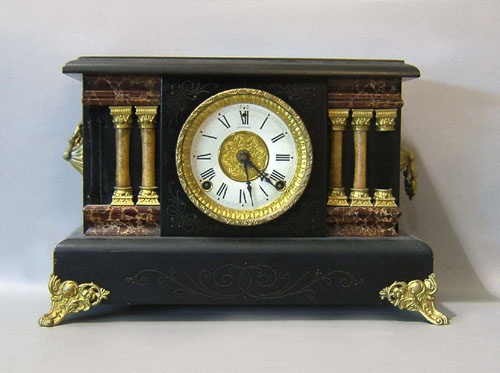 Appraisal: Two Sessions mantle clocks h