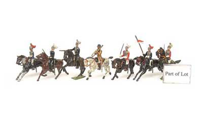 Appraisal: Britains - Pre Post War Issue Cavalry comprising x British