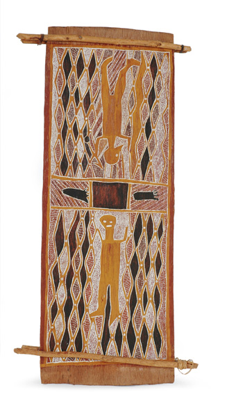 Appraisal: YUNUPING M MUNGGURRAWUY YUNUPINGU Yirrkala NT c - Untitled -