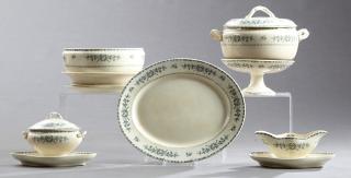 Appraisal: One Hundred Fourteen Piece Set of French Ironstone Dinnerware th