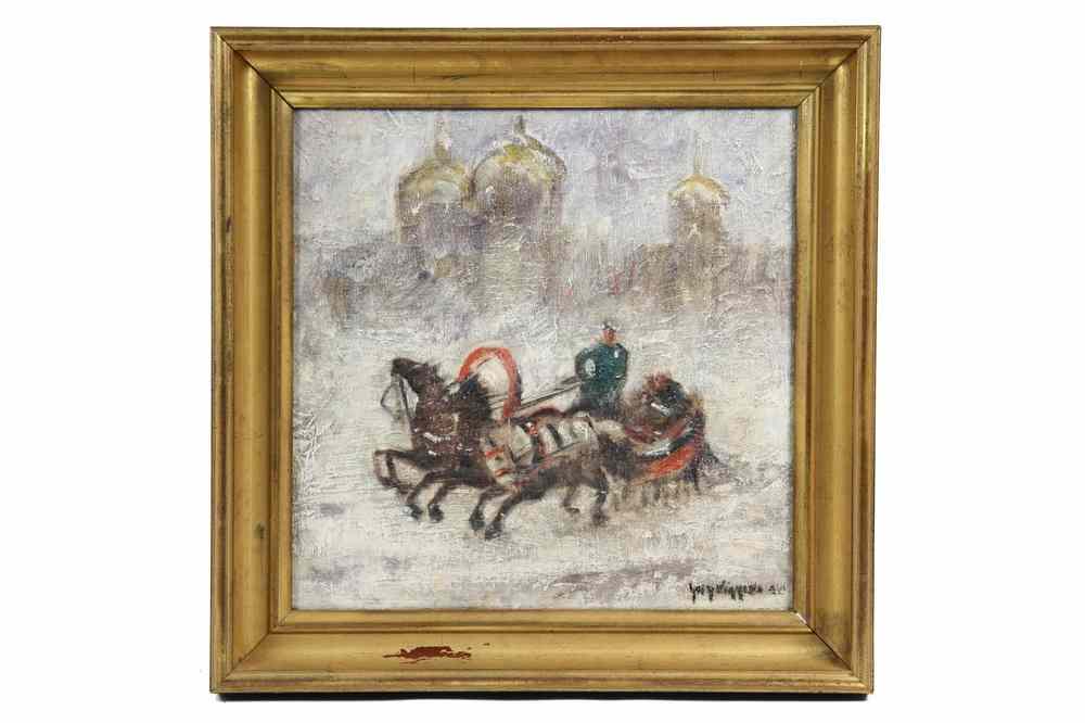 Appraisal: OOCB - 'Winter in Moscow ' by Guy Carleton Wiggins