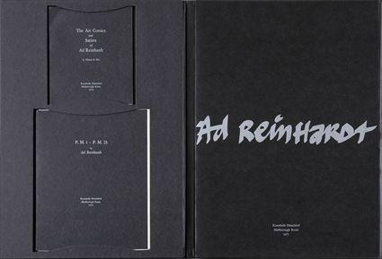 Appraisal: AD REINHARDT - THE ART COMIC A portfolio of printed