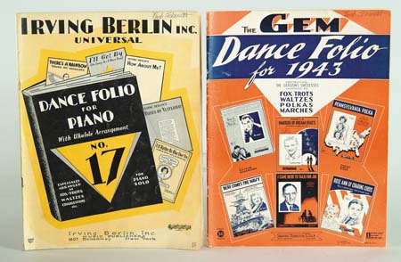 Appraisal: LARGE LOT OF SHEET MUSIC Large lot includes seven file