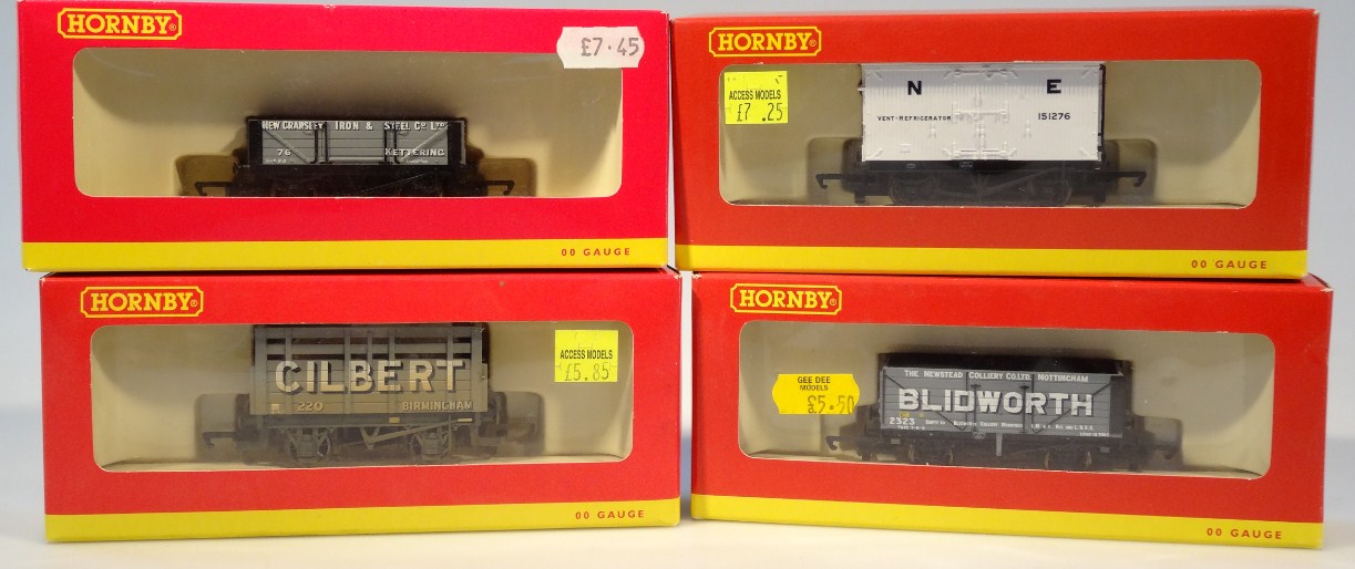 Appraisal: Various Hornby OO-gauge rolling stock comprising Cilbert wagon cm high