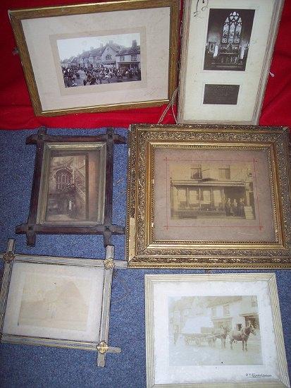 Appraisal: A framed th Century photograph showing E and F Peake