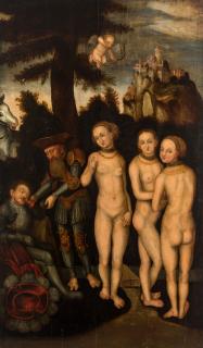 Appraisal: AN TH CENTURY PAINTING AFTER LUCAS CRANACH THE ELDER AN