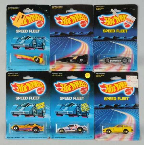 Appraisal: Lot of Mattel Hot Wheels Speed Fleet Vehicles Description Includes