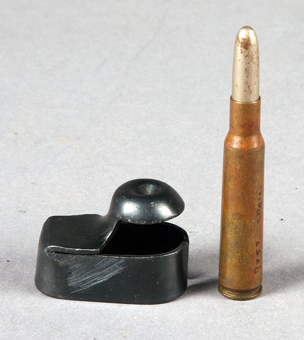 Appraisal: Steel muzzle and sight protector of M Spanish Mauser and