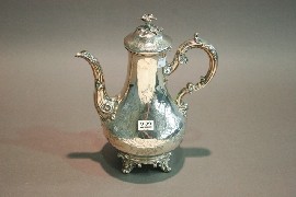 Appraisal: Victorian coffee pot in sterling silver