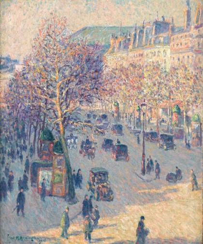 Appraisal: FRANK MILTON ARMINGTON canadian b 'BOULEVARD DE LA MADELEINE PARIS'