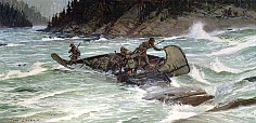 Appraisal: Tom Lovell He Paddled to the Pacificoil on board x