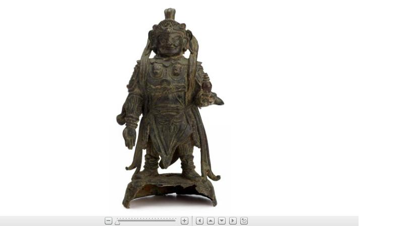 Appraisal: Chinese bronze figure of Devarajasming dynasty