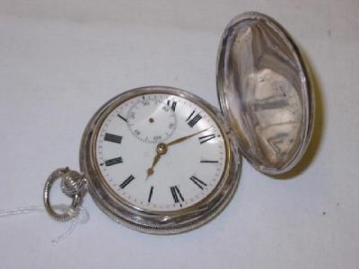 Appraisal: A VICTORIAN POCKET WATCH the verge movement numbered having white