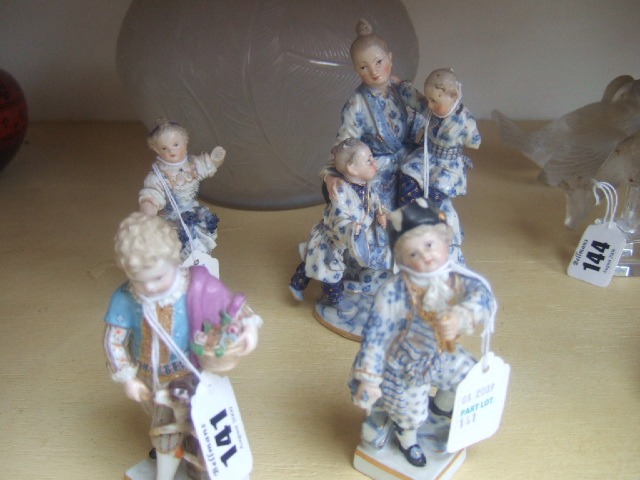 Appraisal: A Meissen figure late th century modelled as a young