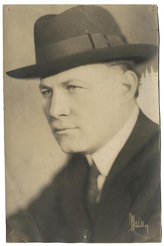 Appraisal: Signed Lobby Portrait Photograph of Hardeen Hardeen Theodore Theodore Weisz