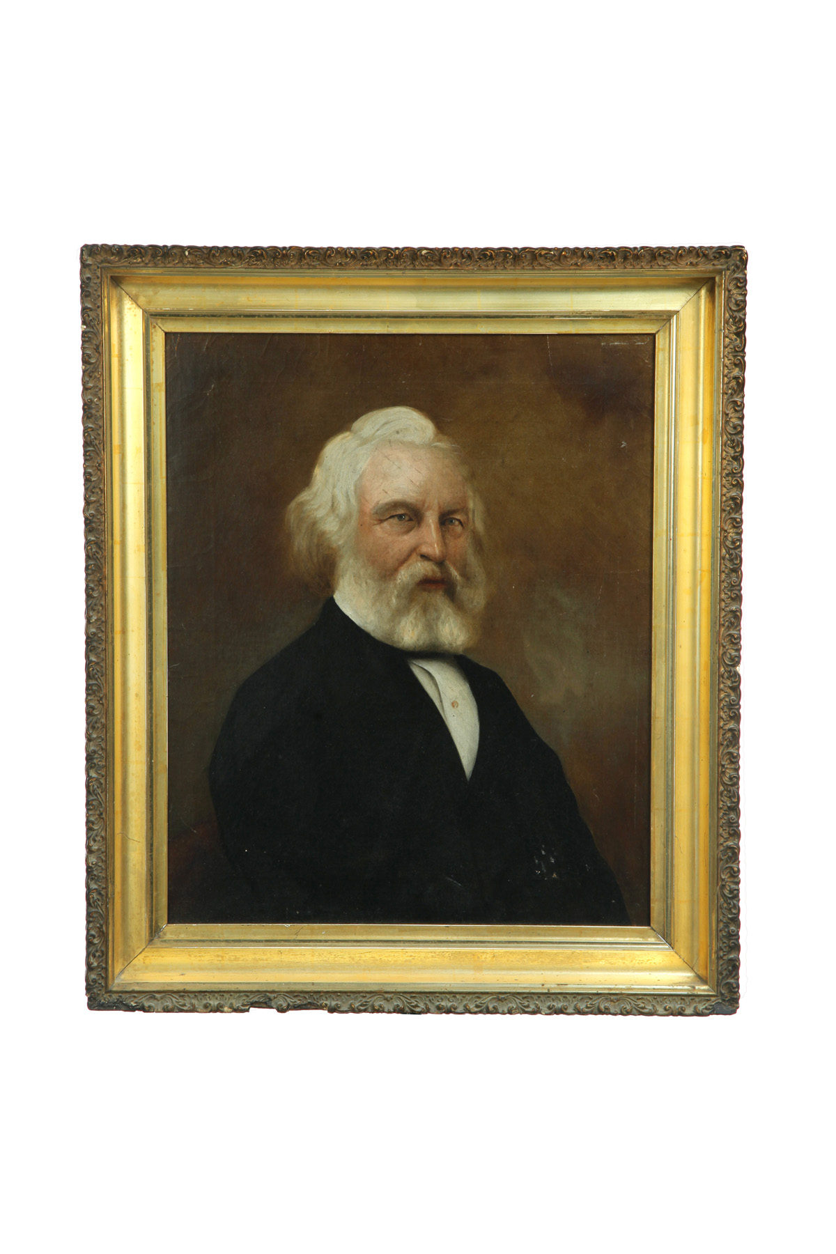 Appraisal: FRAMED PORTRAIT OF A GENTLEMAN American th quarter- th century