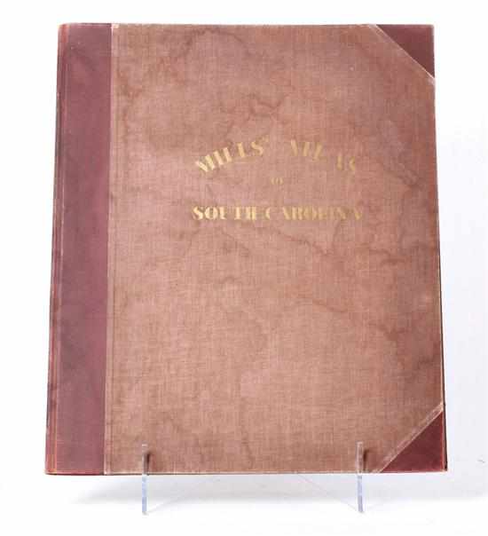 Appraisal: Mills's Atlas of South Carolina and Carolina Map by Carey