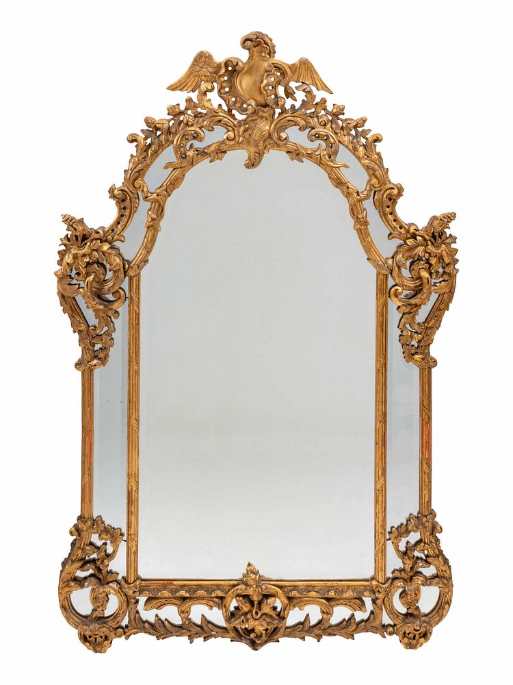 Appraisal: A Regence Style Giltwood Mirror A Regence Style Giltwood Mirror