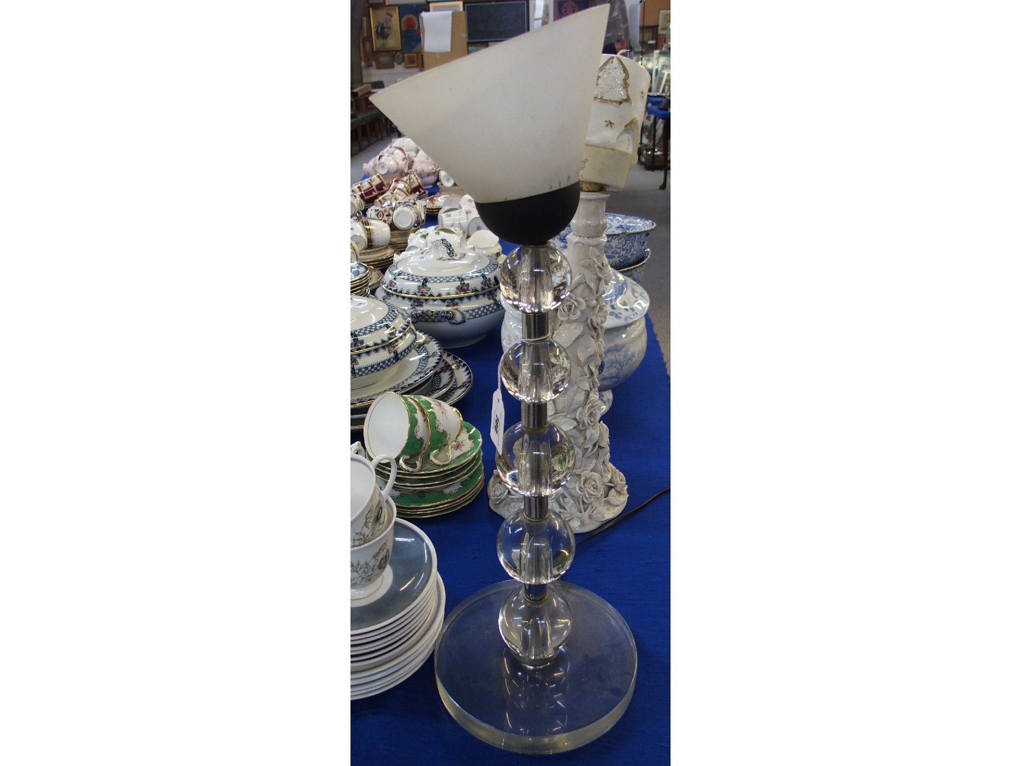 Appraisal: Lucite lamp base