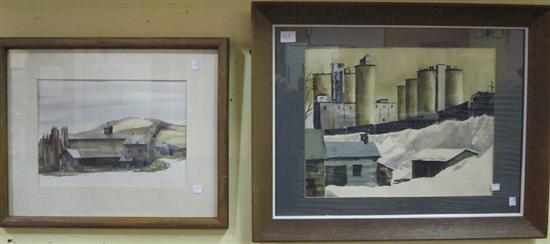 Appraisal: MCGRATH PATRICIA R AMERICAN TH C TWO WATERCOLORS office use