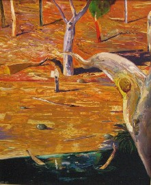 Appraisal: AustralianTwentieth Century Artist acrylic on board initialled and dated 'WTY