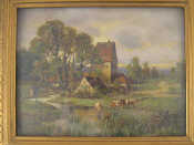 Appraisal: An oil on board by Erich Bahr signed E Bahr