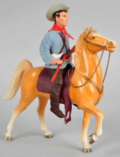 Appraisal: Hartland Unknown Horse Rider Prototype Description Set includes hat rifle