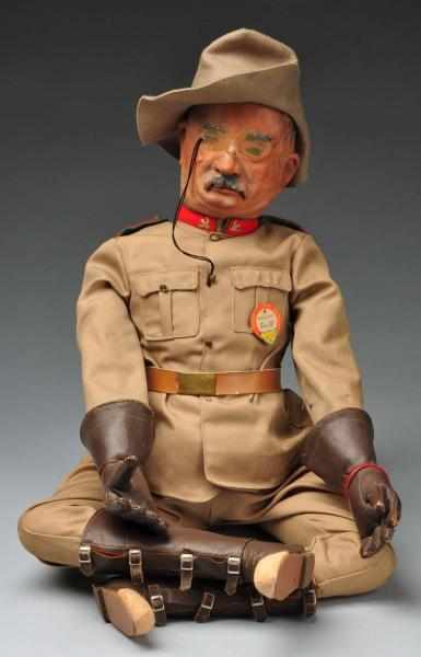 Appraisal: Steiff Teddy Roosevelt Doll Description Circa Rare Dressed as Rough