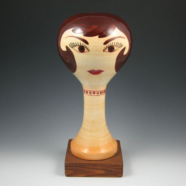 Appraisal: Stangl deco lady wig stand or hat holder on original