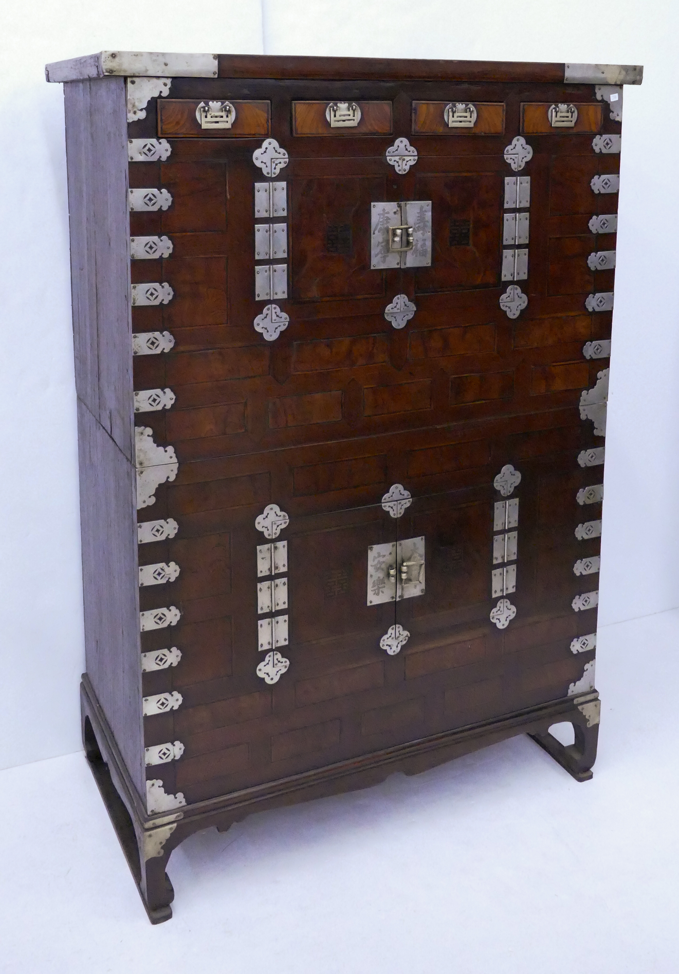 Appraisal: Korean Bandaji Piece Dresser Chest- x x ''